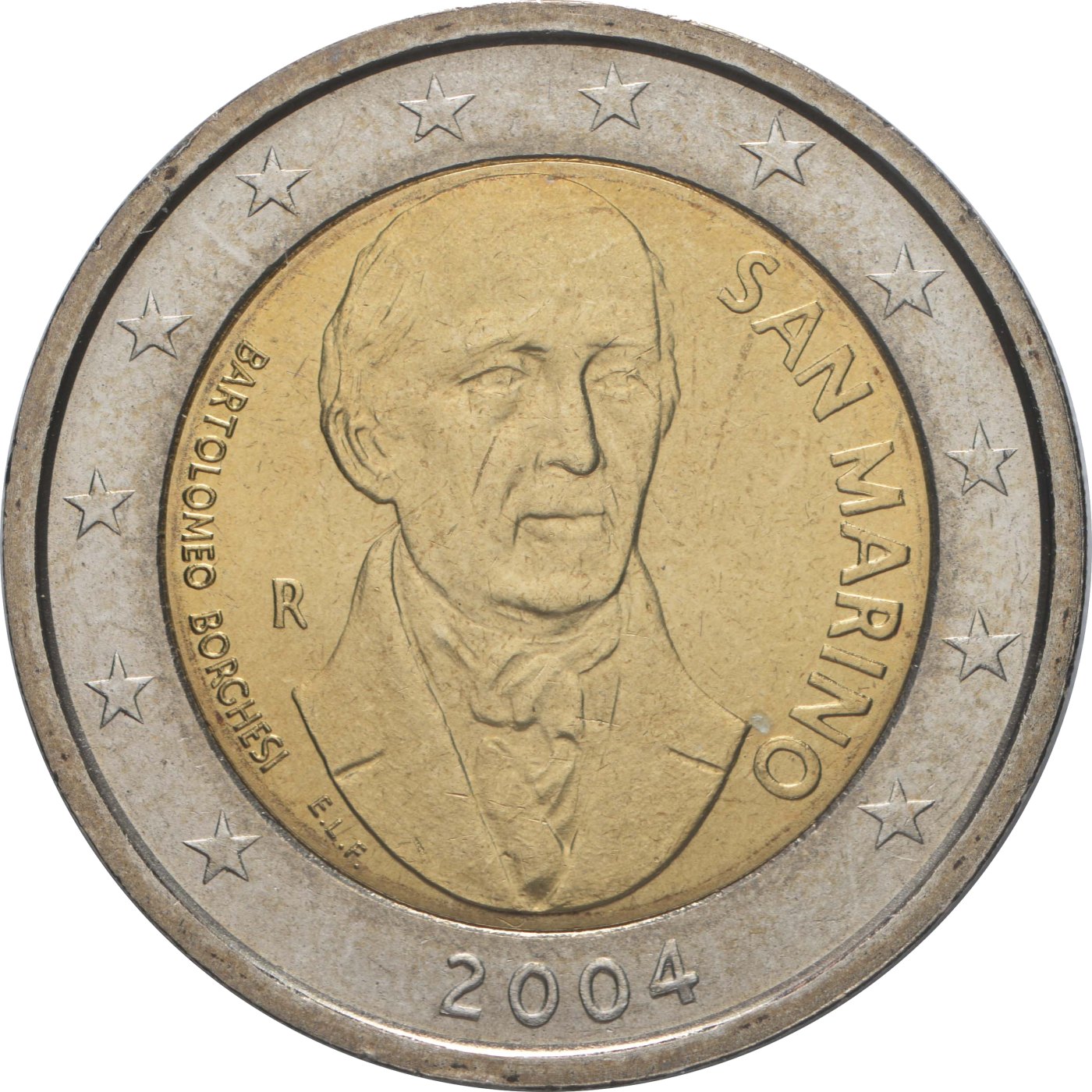 San Marino 2004 Bartolomeo Borghesi – Rückseite