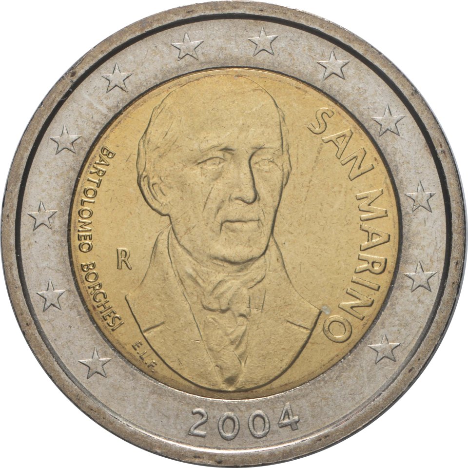 San Marino 2004 Bartolomeo Borghesi – Rückseite