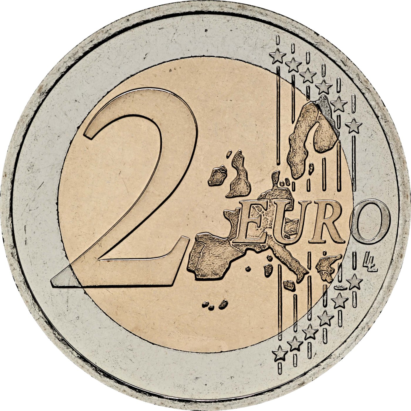 Австрия 2005 – 50 години от Държавния договор · Възпоменателна монета от 2 евро Аверс