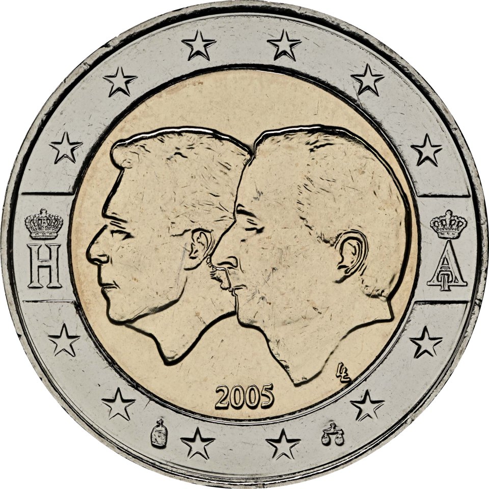 Belgien 2005 Belg./Lux.- Wirtschaftsunion – Rückseite
