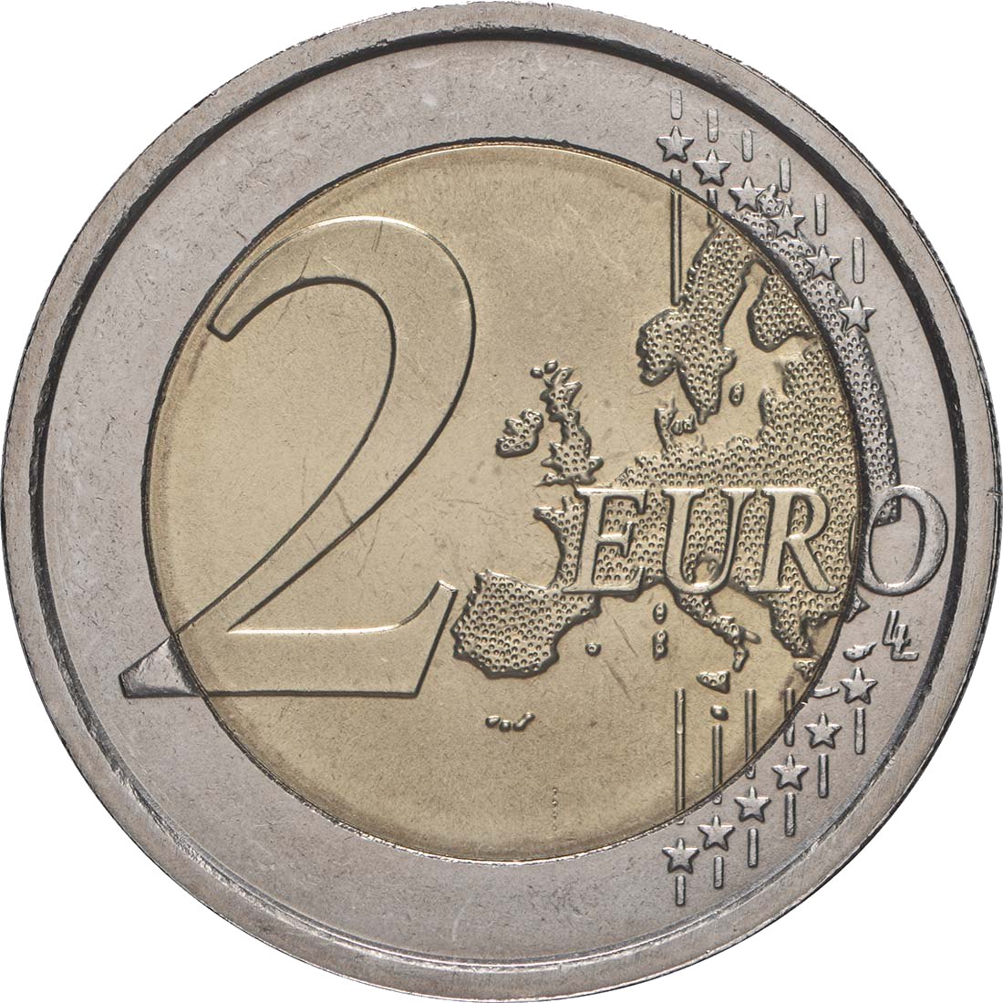 Италия 2007 – 50 години Римски договори · Възпоменателна монета от 2 евро Аверс