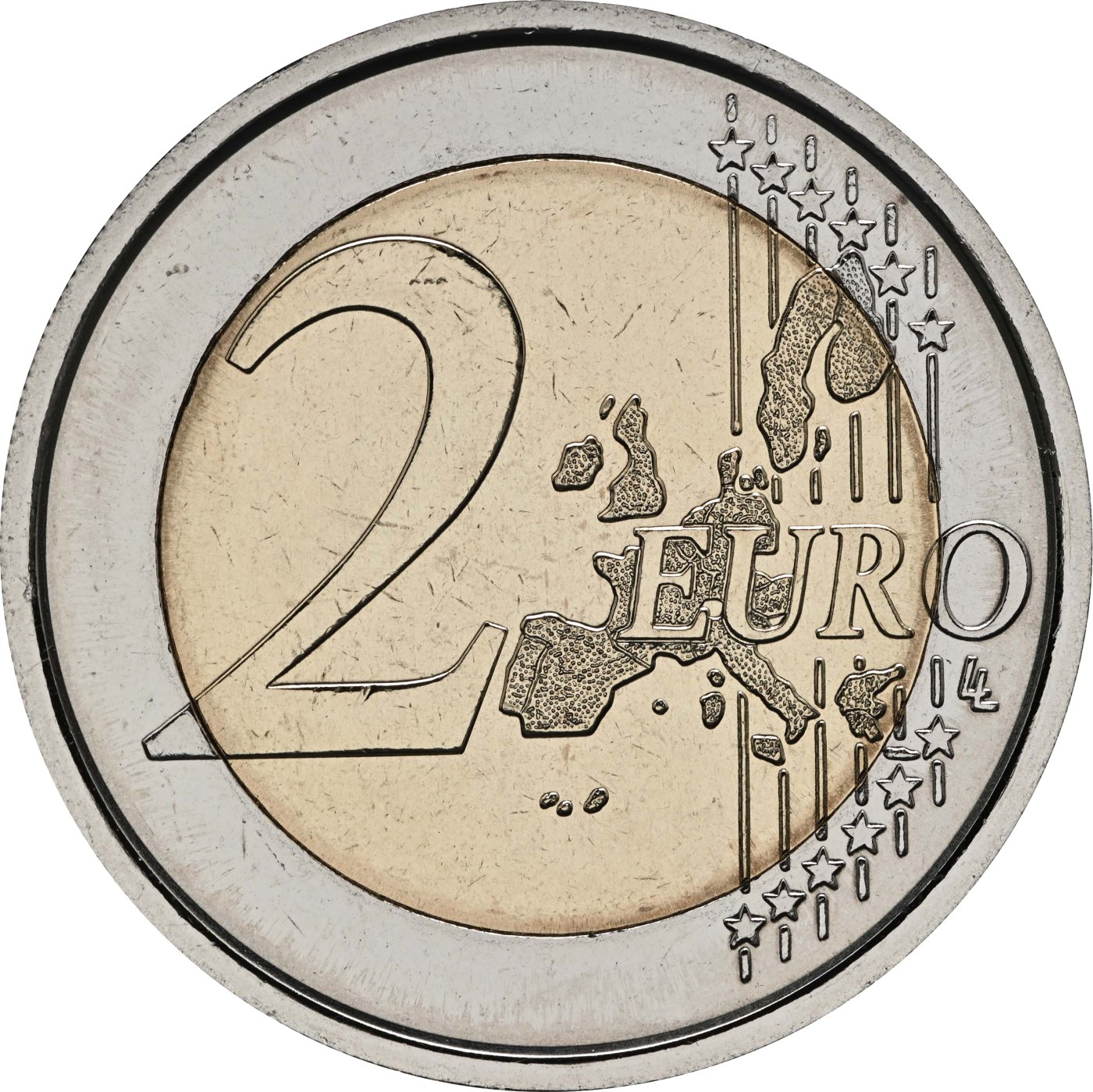 Vaticano 2007 – 80º compleanno di Papa Benedetto XVI · Moneta commemorativa da 2 euro Dritto