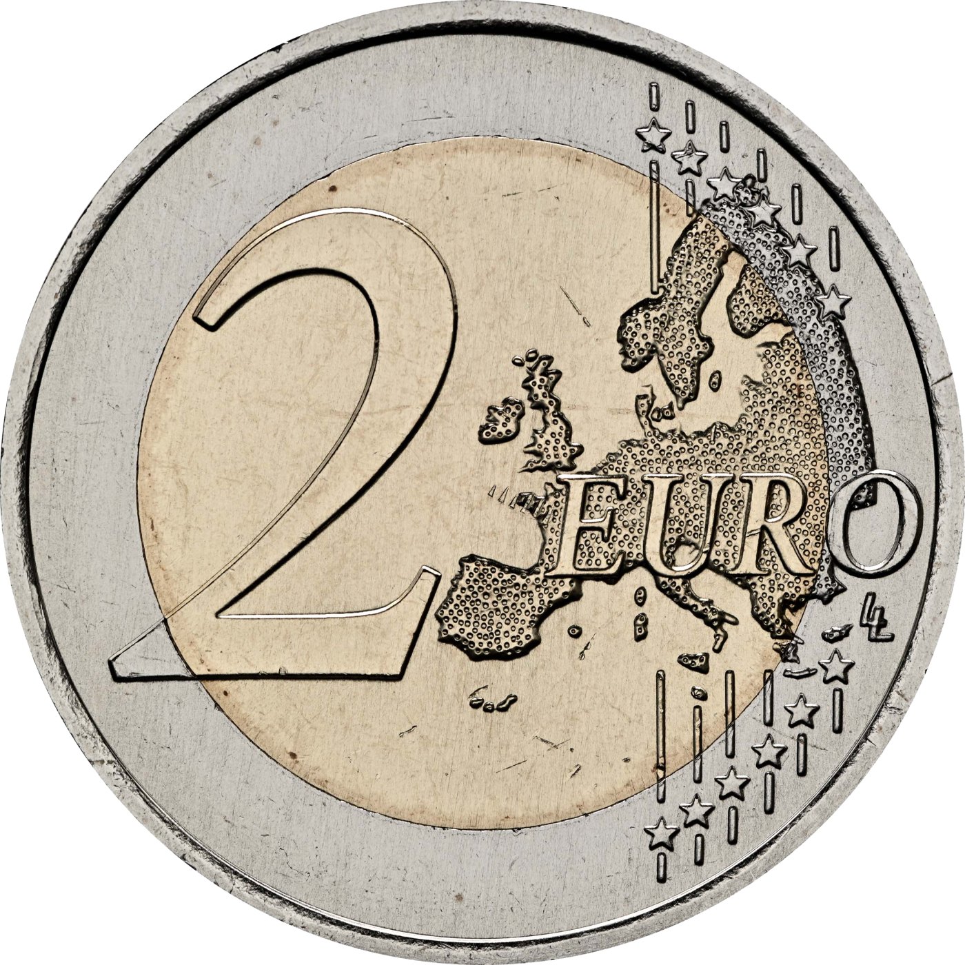 Portugal 2007 – Presidência do Conselho da UE · Moeda comemorativa de 2 euros Anverso