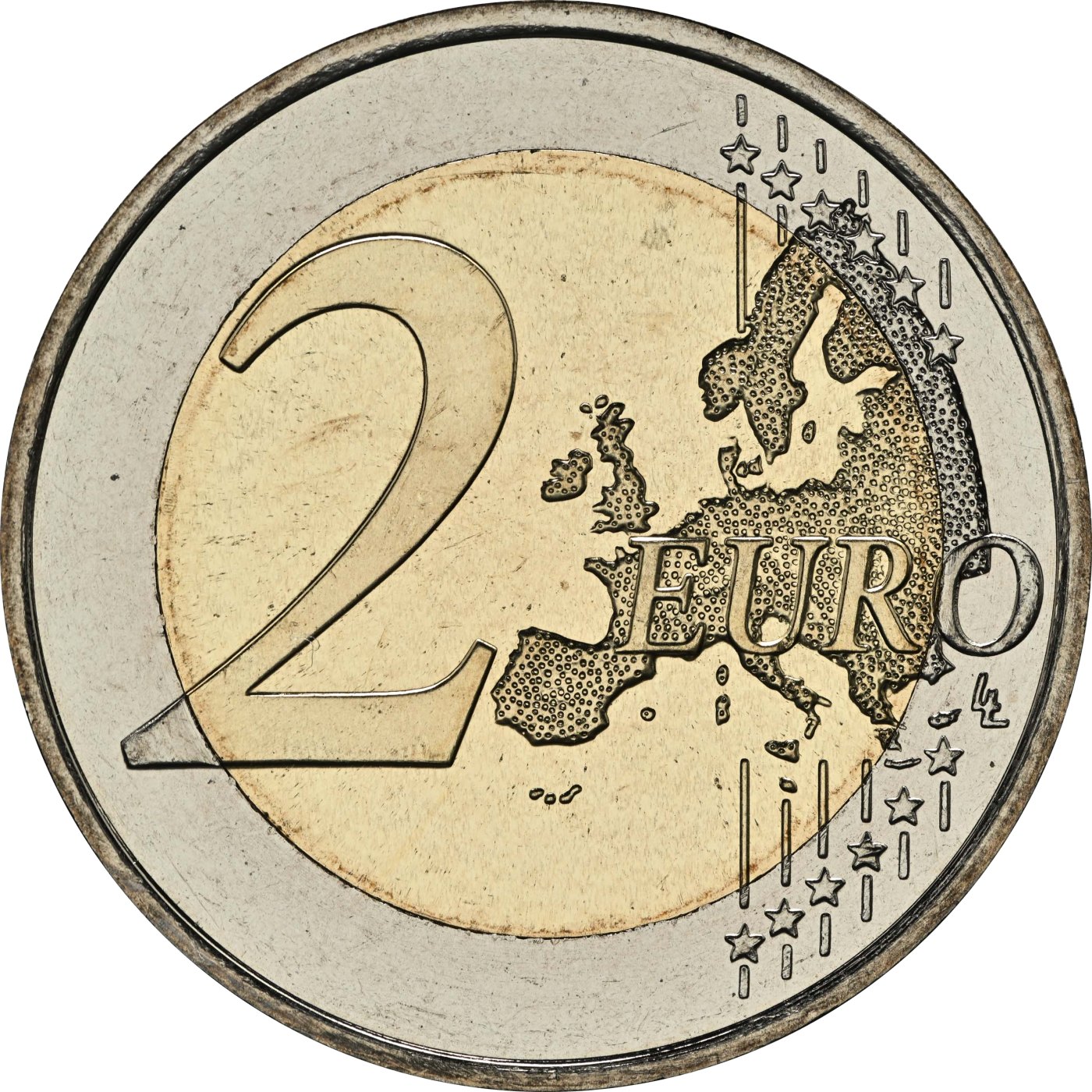 Финландия 2008 – 60-годишнина на човешките права · Възпоменателна монета от 2 евро Аверс