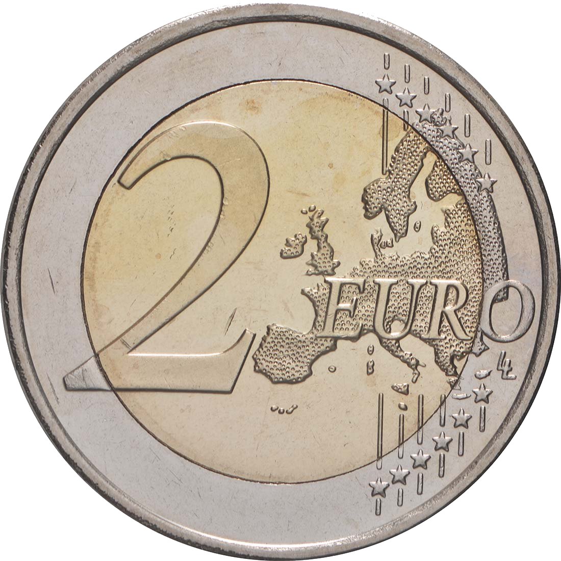 Словения 2009 – 10 години ИПС · Възпоменателна монета от 2 евро Аверс
