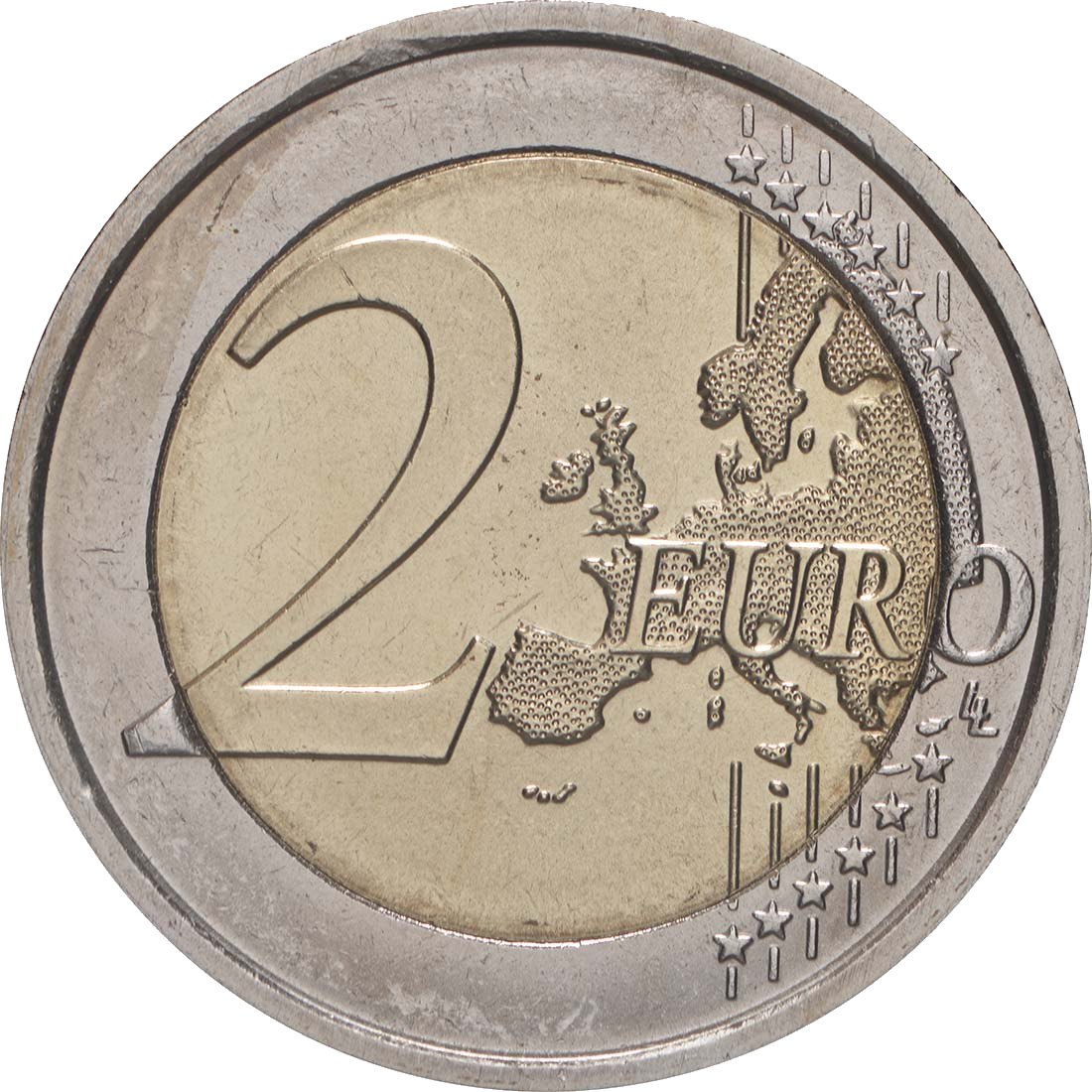 Italië 2009 – 10 jaar EMU · 2-euroherdenkingsmunt Voorzijde