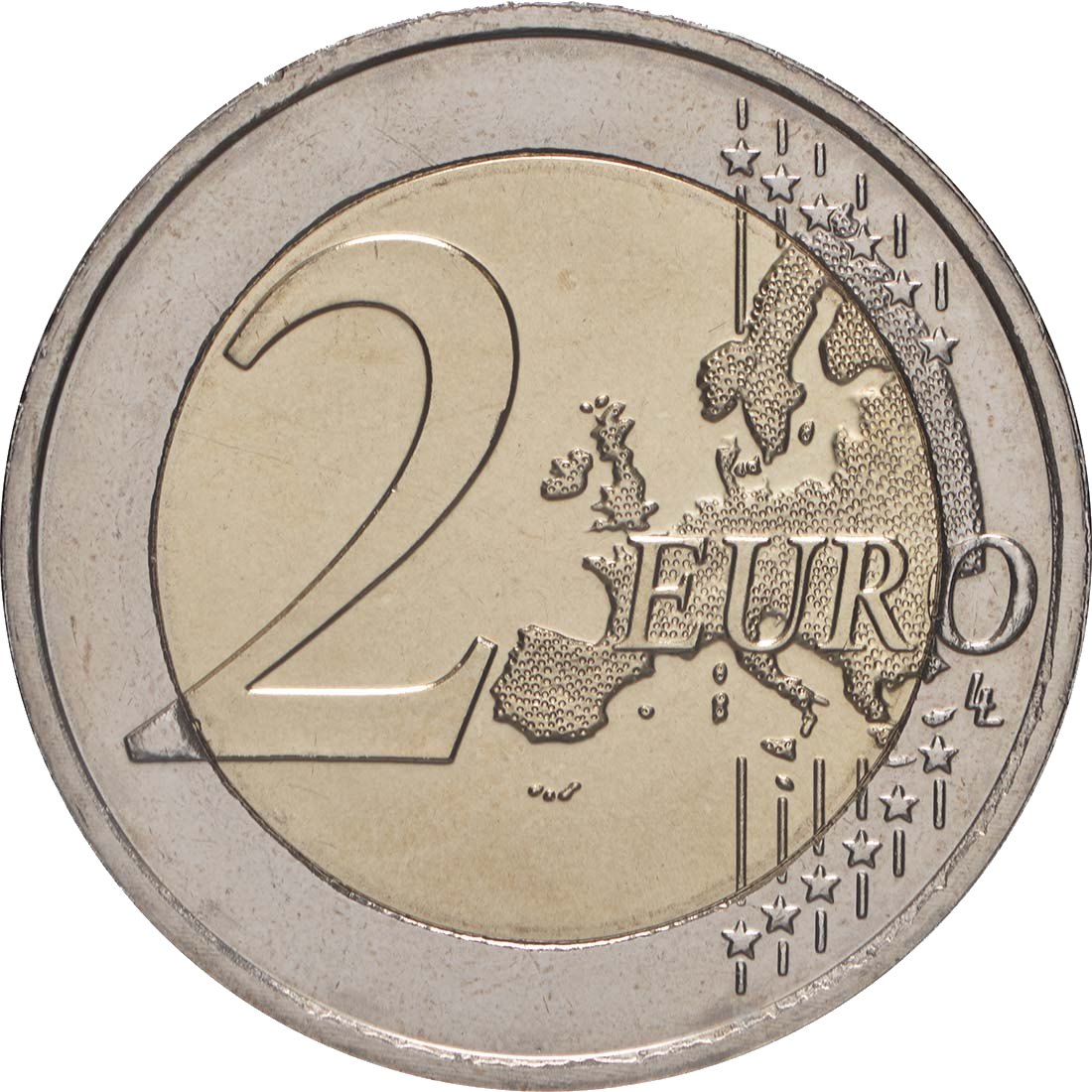 Люксембург 2009 – 10 години ИПС · Възпоменателна монета от 2 евро Аверс