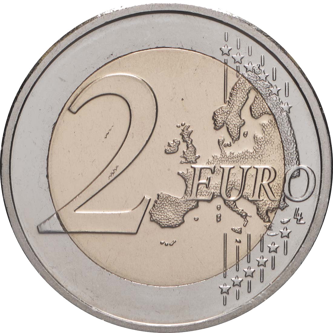 Кипър 2009 – 10 години ИПС · Възпоменателна монета от 2 евро Аверс