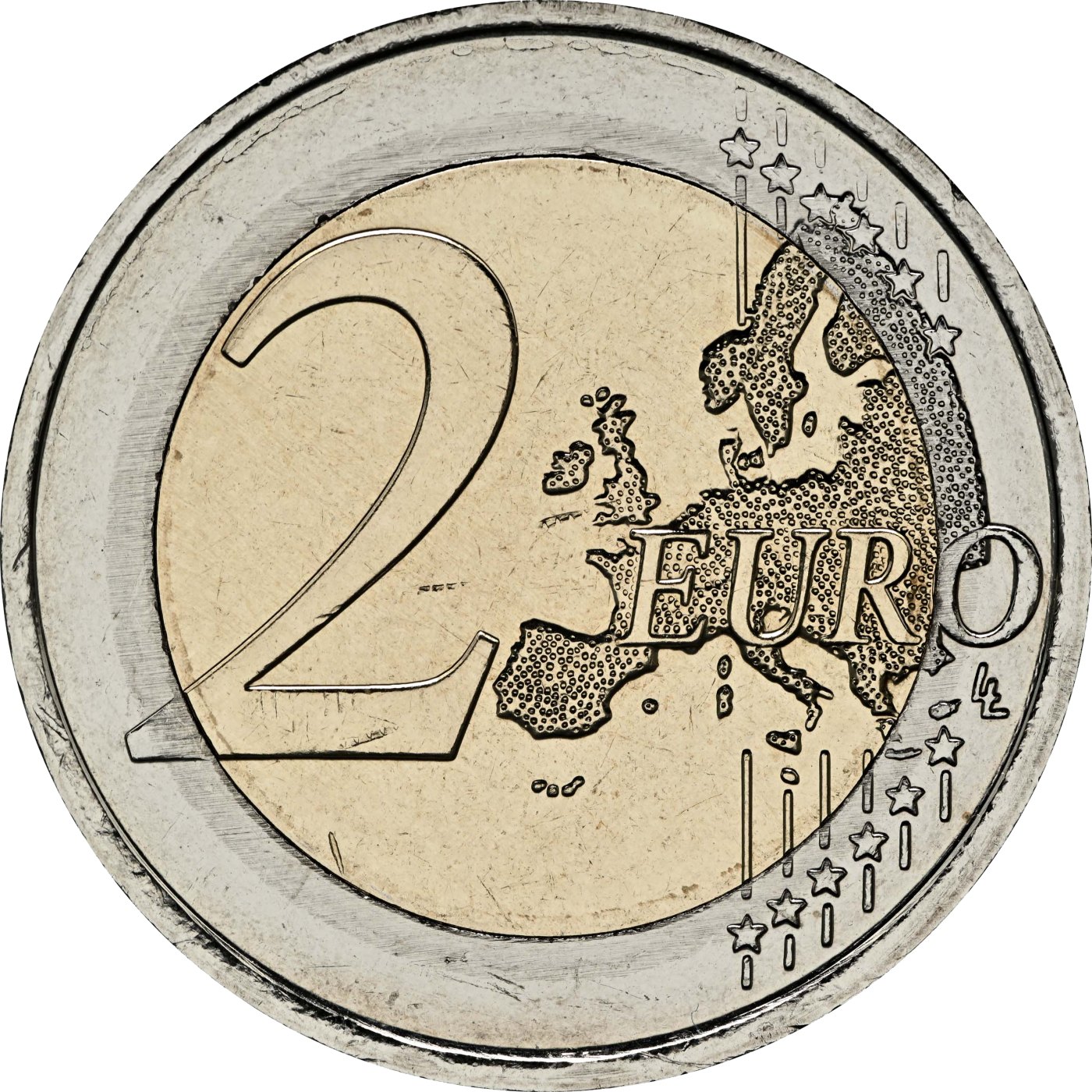 Belgique 2009 – 200e anniversaire de Louis Braille · Pièce commémorative de 2 euros Avers
