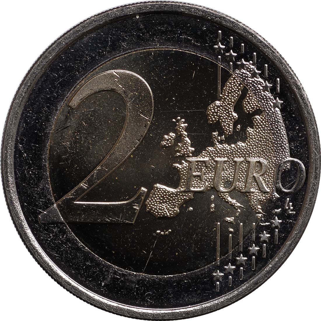Финландия 2011 – 200 години Националната банка на Финландия · Възпоменателна монета от 2 евро Аверс