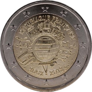 Frankreich 2012 – 10 Jahre Euro-Bargeld