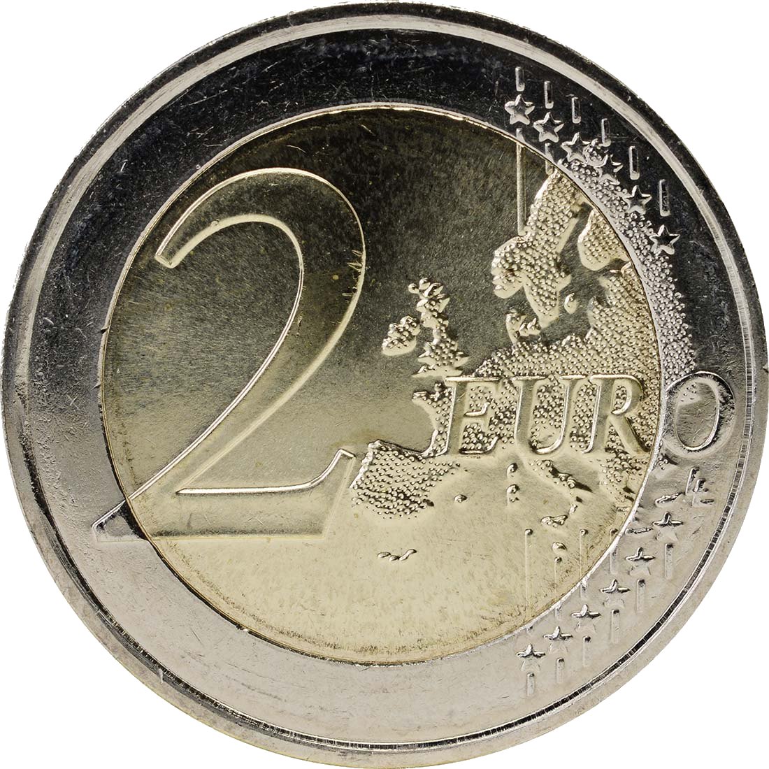 Francuska 2012 – 100. obljetnica rođenja L'Abbé Pierre · Prigodnička kovanica od 2 eura Liceaverso