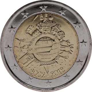 Belgique 2012 – 10 ans de l’euro fiduciaire