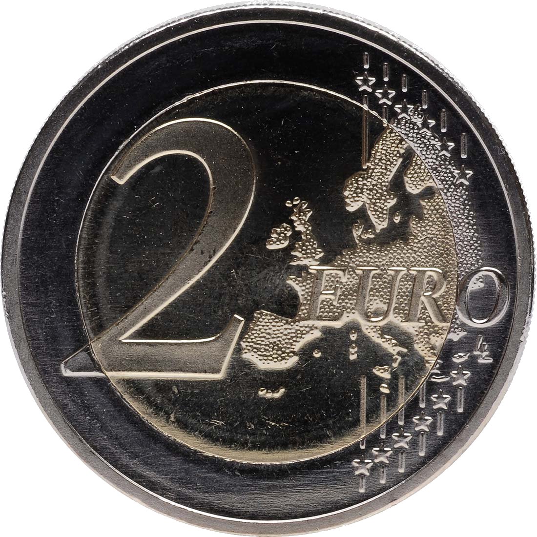 Естония 2012 – 10 години евро в брой · Възпоменателна монета от 2 евро Аверс