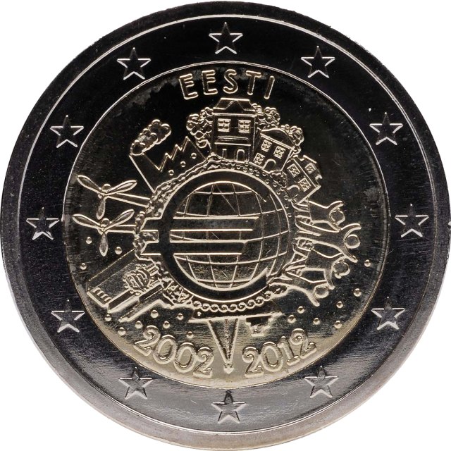 Estland 2012 – 10 Jahre Euro-Bargeld
