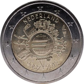 Pays-Bas 2012 – 10 ans de billets et pièces en euros