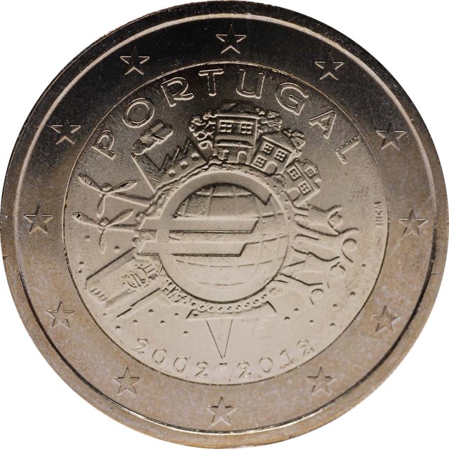 Portugal 2012 – 10 anos do dinheiro em euros