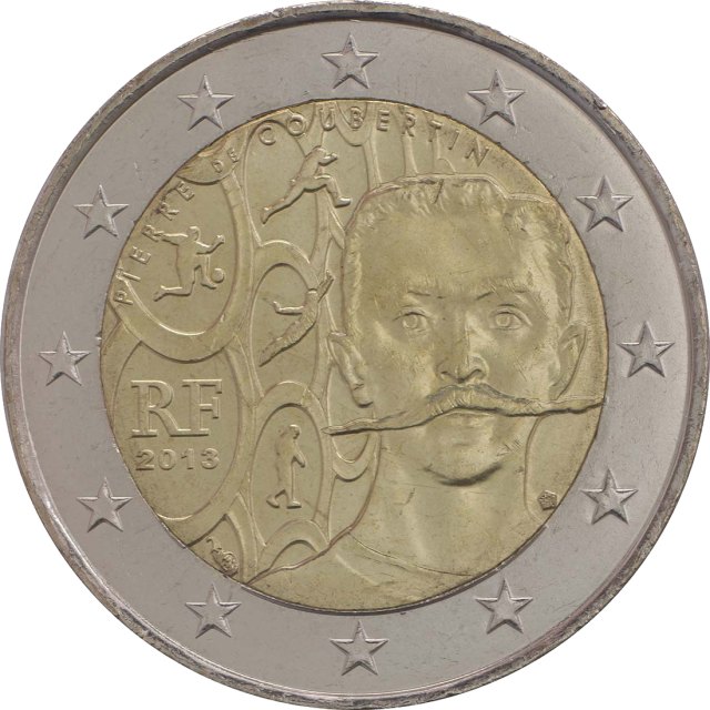 Francia 2013 – 150.º aniversario del nacimiento de Pierre de Coubertin