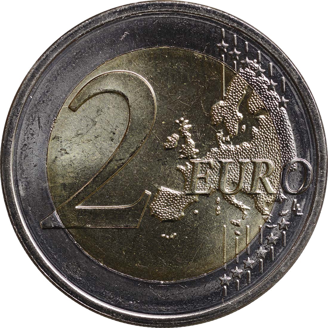 Luxembourg 2012 – Wedding of Hereditary Grand Duke Guillaume and Stéphanie · 2 Euro commemorative coin Obverse