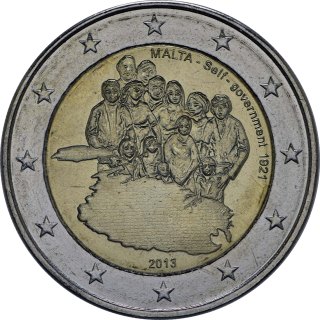 Malte 2013 – Série : Histoire constitutionnelle de Malte, 3e édition, 1921, autonomie gouvernementale