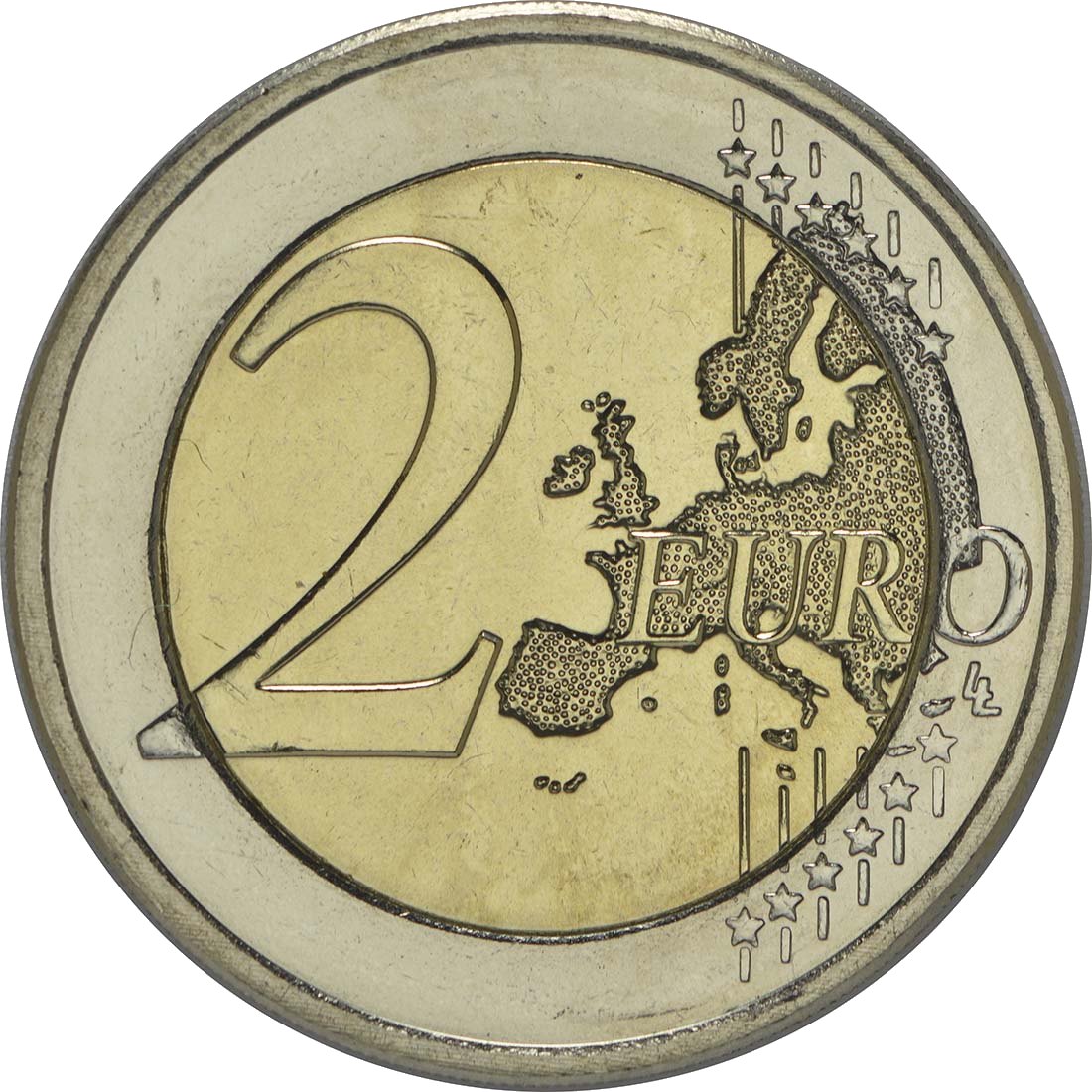 Luxemburg 2013 – Het volkslied · 2-euroherdenkingsmunt Voorzijde
