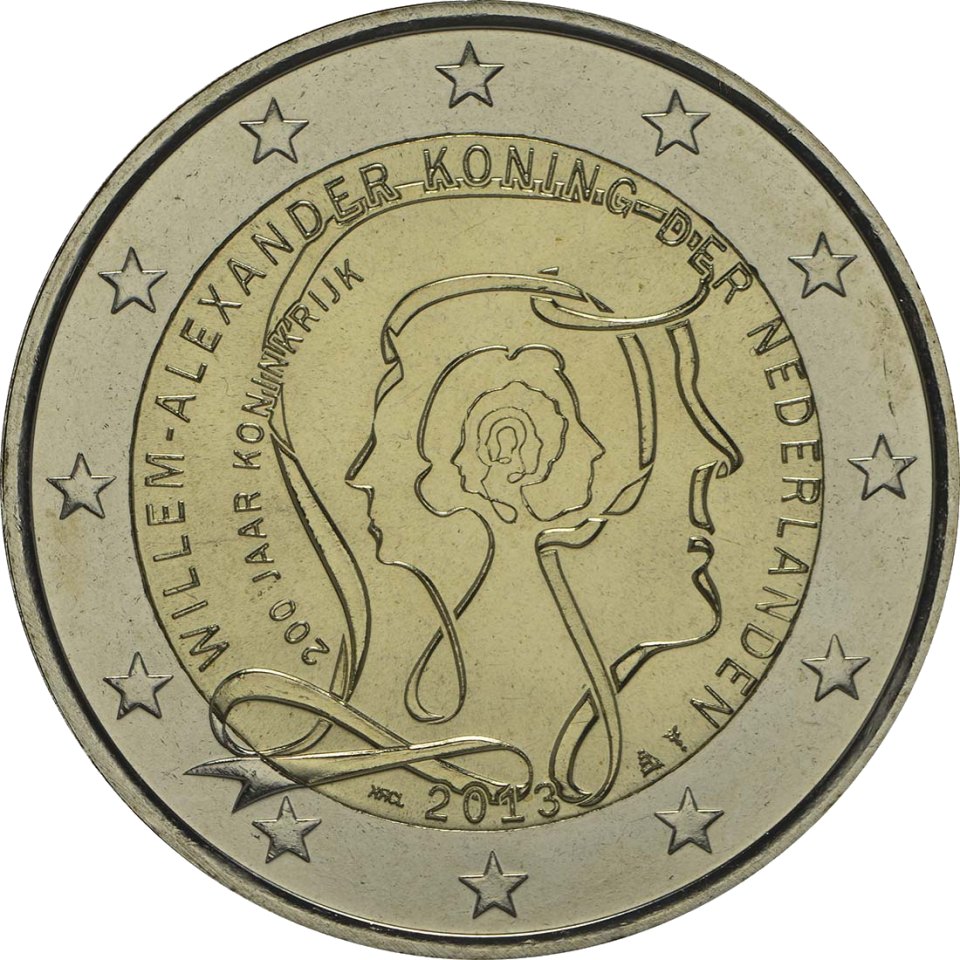 Niederlande 2013 200 Jahre Königreich – Rückseite