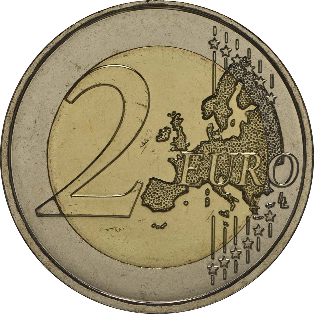 Francia 2014 – 70.º aniversario del Día D · Moneda conmemorativa de 2 euros Anverso