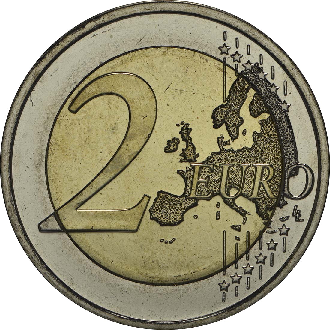 Финландия 2014 – 100-годишнина от рождението на Ilmari Tapiovaara · Възпоменателна монета от 2 евро Аверс