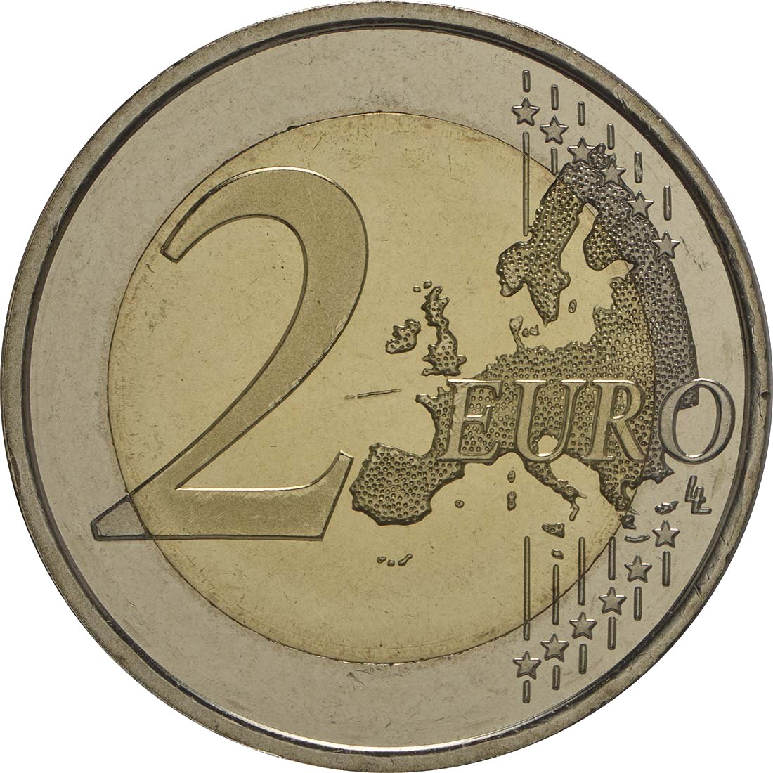 Espagne 2014 – Double portrait Felipe VI - Juan Carlos · Pièce commémorative de 2 euros Avers