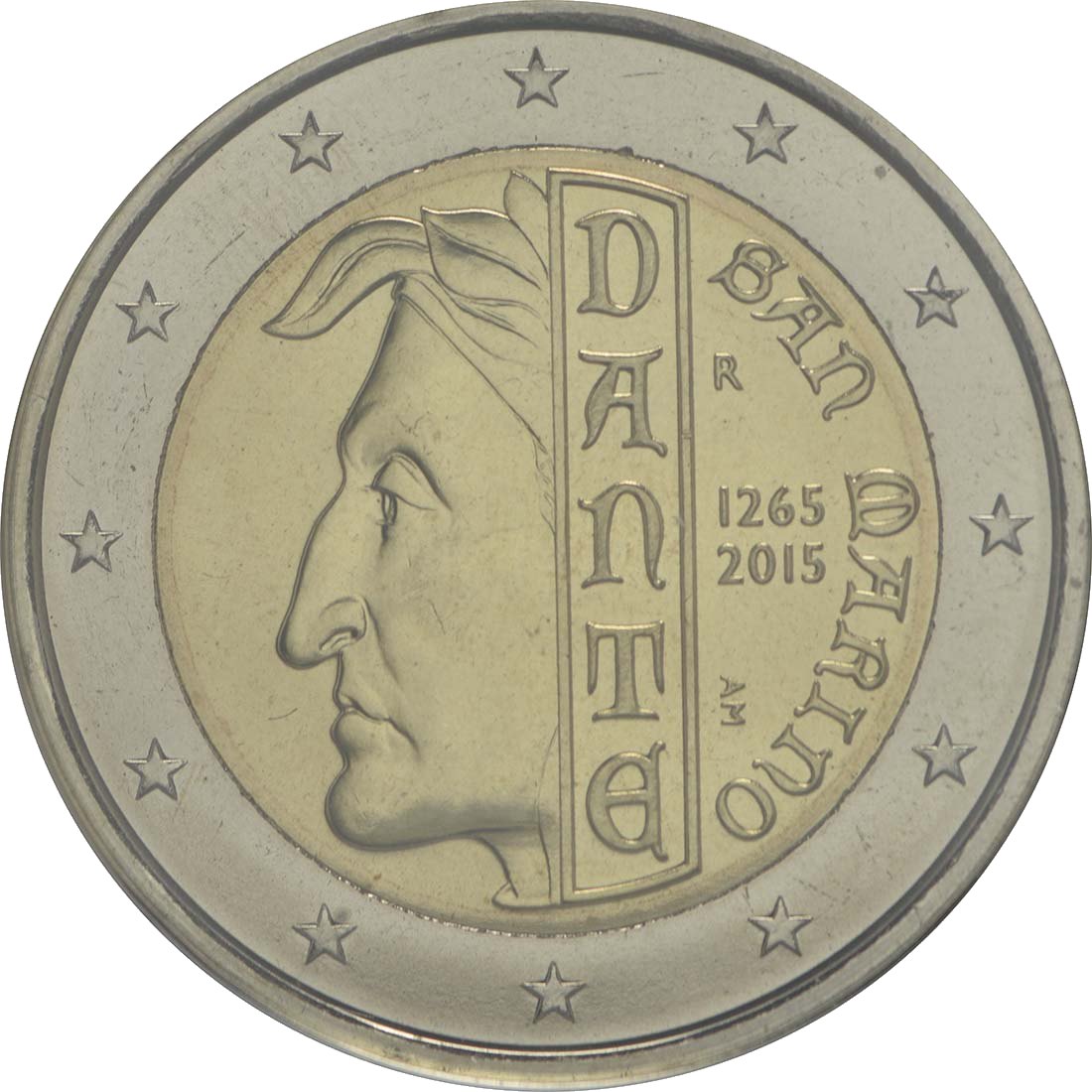 San Marino 2015 750. Geburtstag von Dante Alighieri – Rückseite