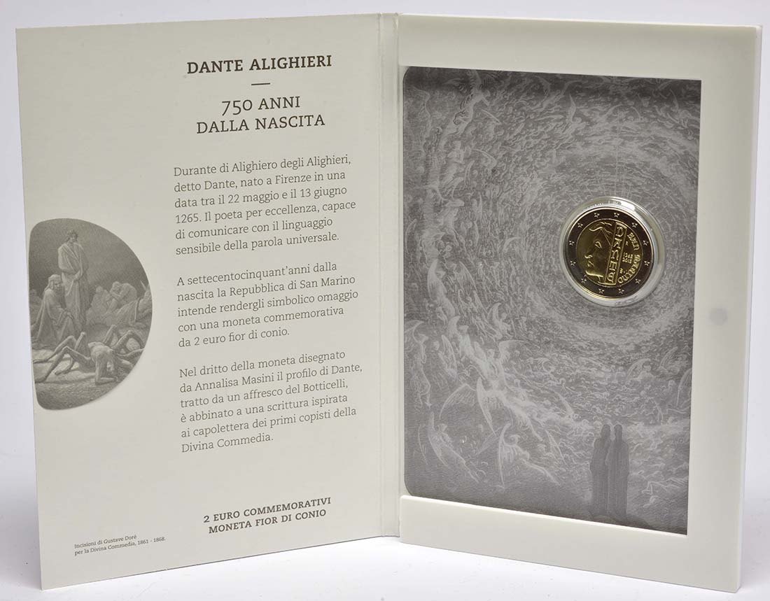 San Marino 2015 750. Geburtstag von Dante Alighieri – Übersicht