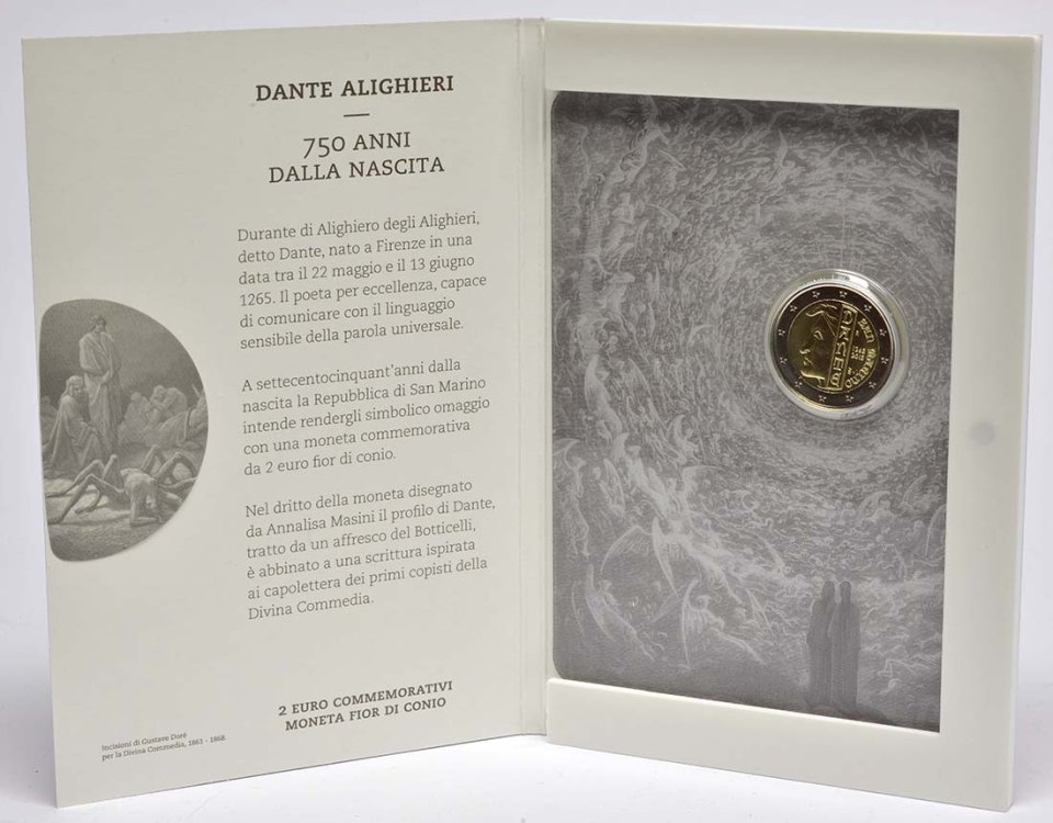 San Marino 2015 750. Geburtstag von Dante Alighieri – Übersicht
