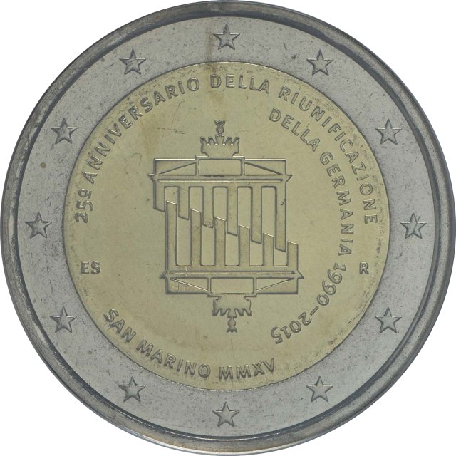 San Marino 2015 – 25. Jahrestag der Deutschen Einheit