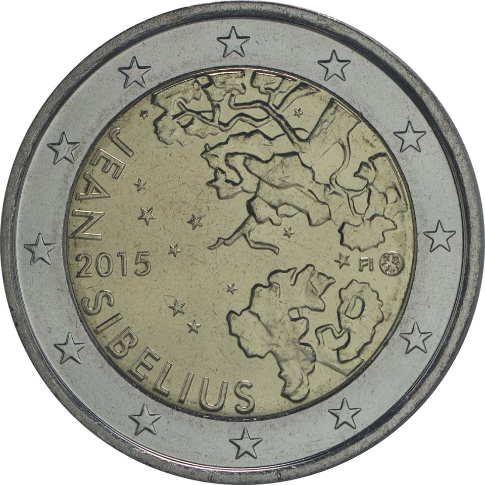 Finnland 2015 150. Geburtstag von Jean Sibelius – Rückseite