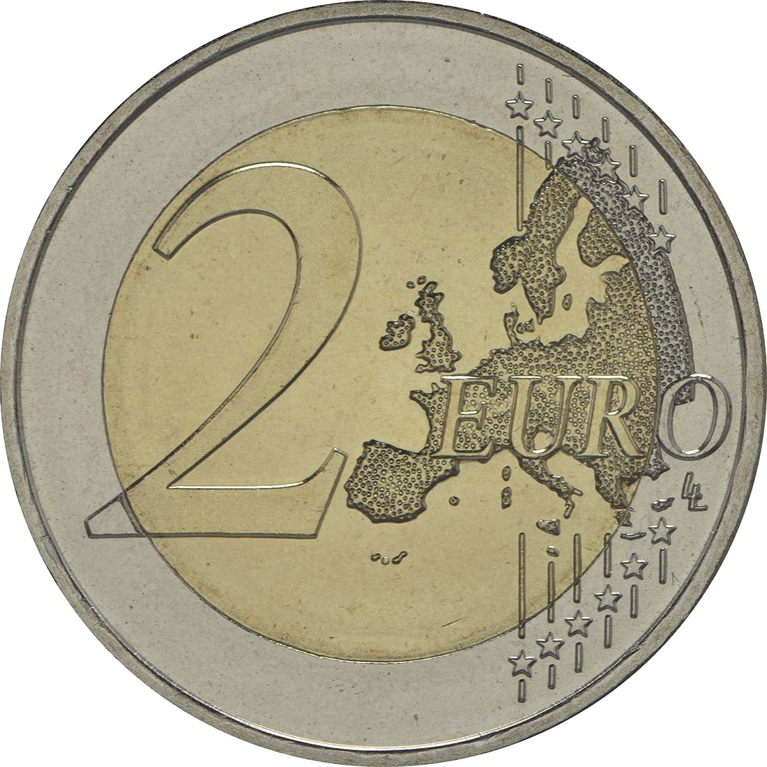 Латвия 2015 – Председателство на Съвета на ЕС · Възпоменателна монета от 2 евро Аверс