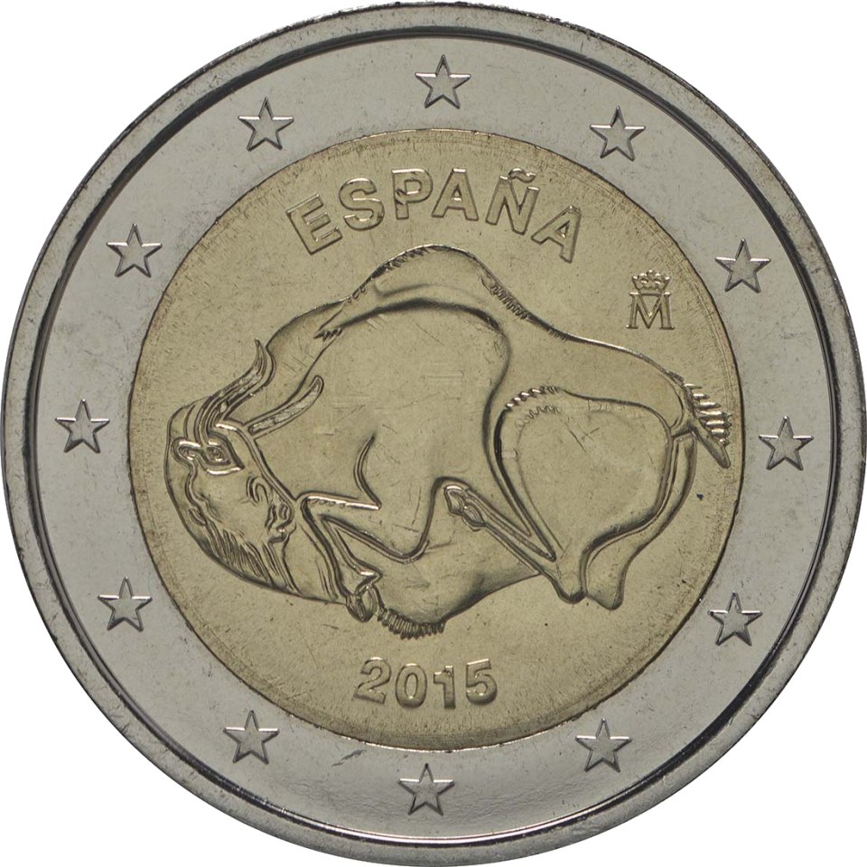 Spanien 2015 UNESCO Weltkulturerbe-Serie 6. Ausgabe Höhle von Altamira – Rückseite