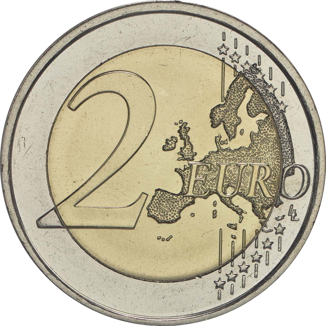Финландия 2015 – 30 години европейско знаме · Възпоменателна монета от 2 евро Аверс