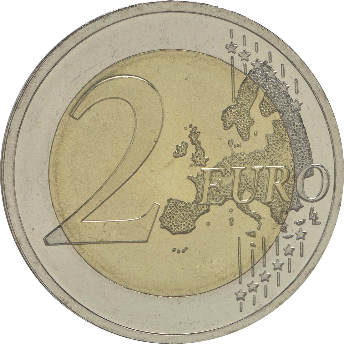 Литва 2015 – 30 години знамето на ЕС · Възпоменателна монета от 2 евро Аверс