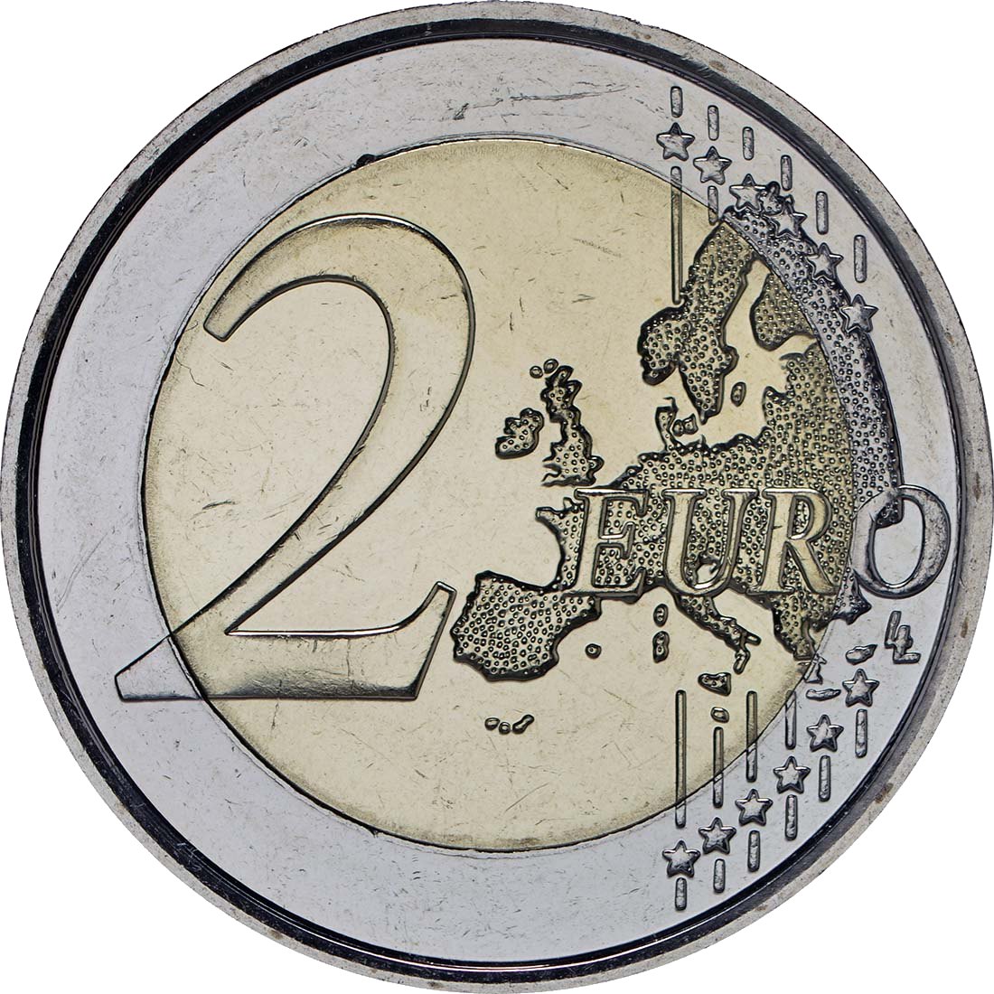 Белгия 2015 – Европейска година за развитие · Възпоменателна монета от 2 евро Аверс