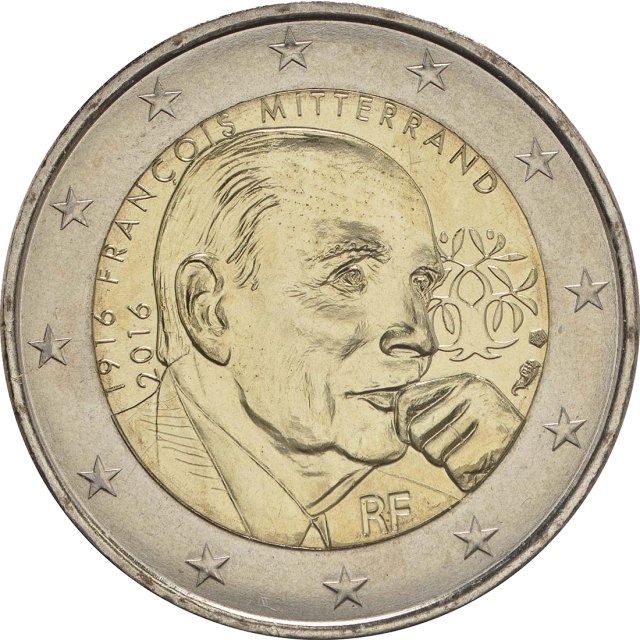 França 2016 – 100.º aniversário do nascimento e 20.º aniversário da morte de François Mitterrand