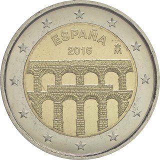 Espanha 2016 – Série do Patrimônio Mundial da UNESCO, 7.ª edição, centro histórico e aqueduto de Segovia