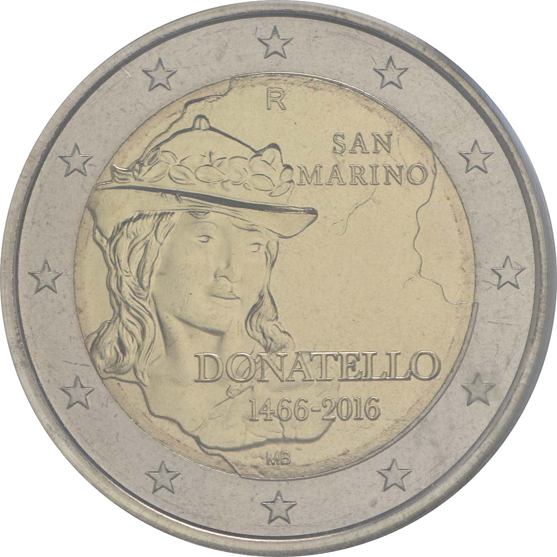 San Marino 2016 550. Todestag von Donatello – Rückseite