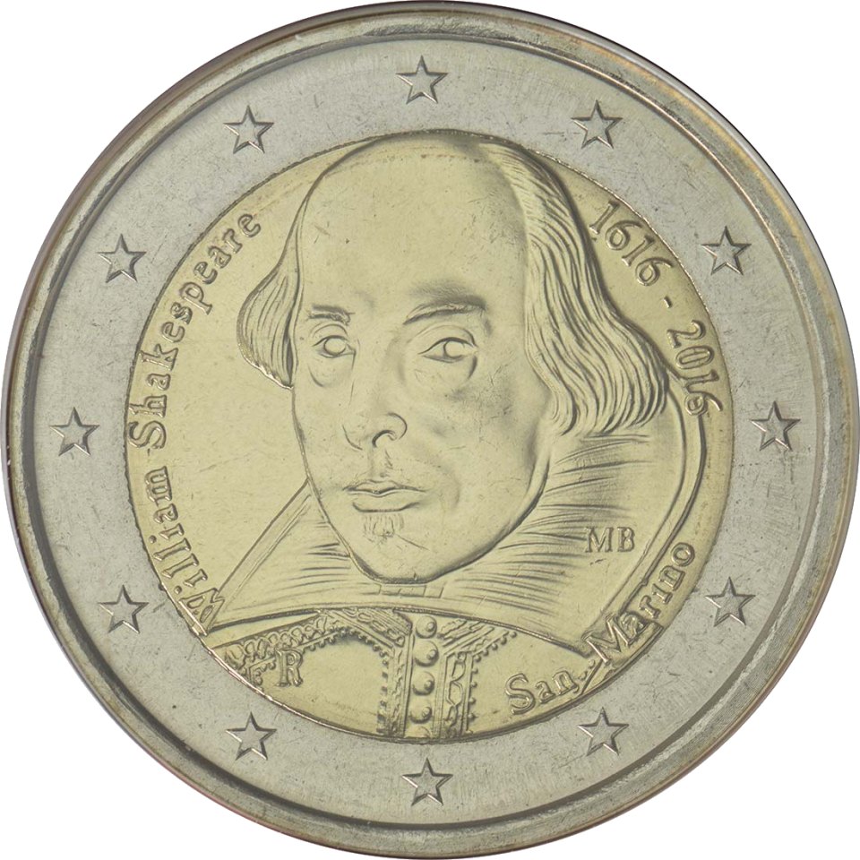 San Marino 2016 400. Todestag v. William Shakespeare – Rückseite
