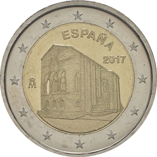Spanien 2017 – UNESCO-Weltkulturerbe-Serie, 8. Ausgabe, Denkmäler von Oviedo und des Königreiches Asturien