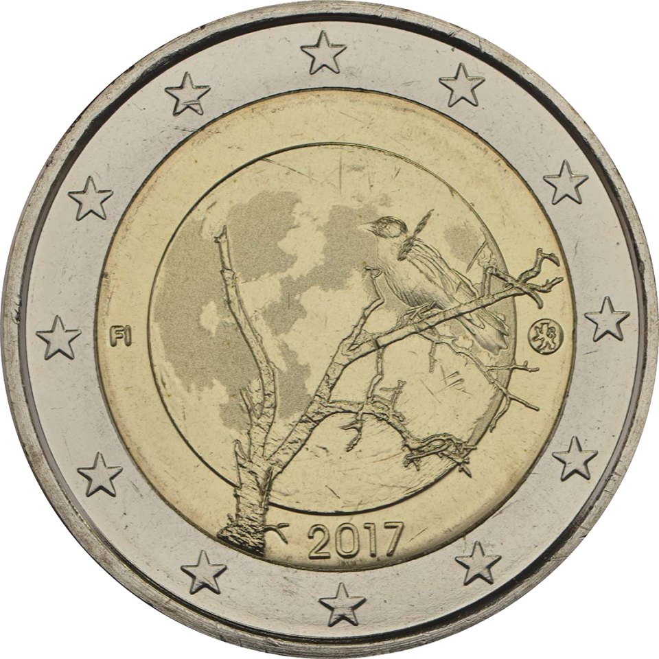 2-Euro-Münze Finnland 2017: Finnische Natur