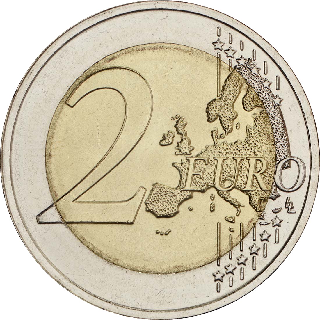Lietuva 2017 – Vilnius – kultūros ir meno sostinė · 2 eurų proginė moneta Aversas