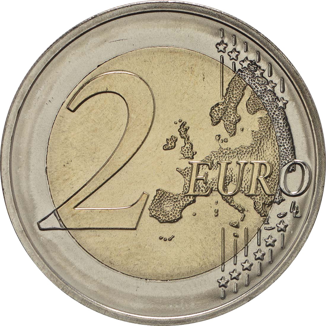 2 eurai neapyv./BU