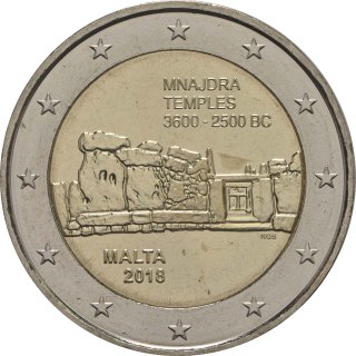 Malta 2018 – Serie: sitios prehistóricos, Mnajdra
