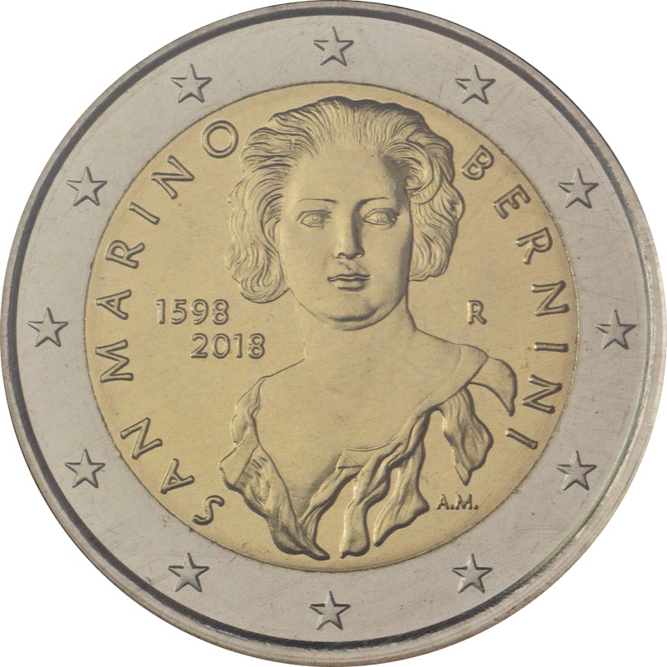 San Marino 2018 420. Geburtstag von Gian Lorenzo Bernini – Rückseite