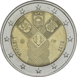 Lituania 2018 – Emisión conjunta de los países bálticos: 100 años de independencia